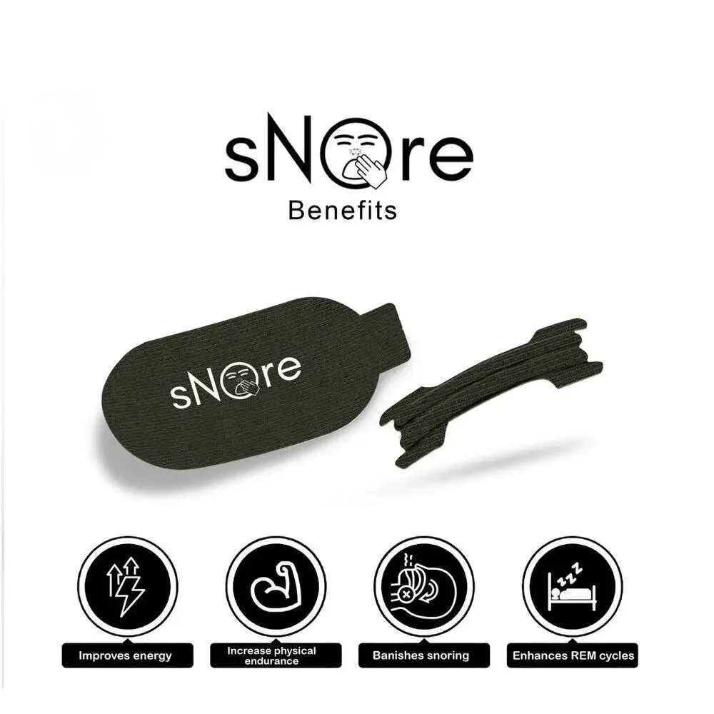 sNOre Mouth Tape & Nasal Strips - 30 day supply of each